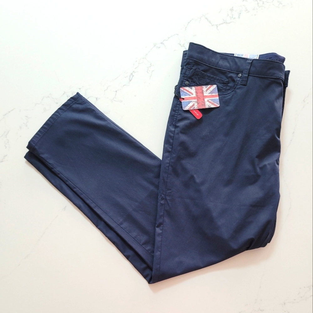 Modern English Men's Slscks Navy 36x30 NWT